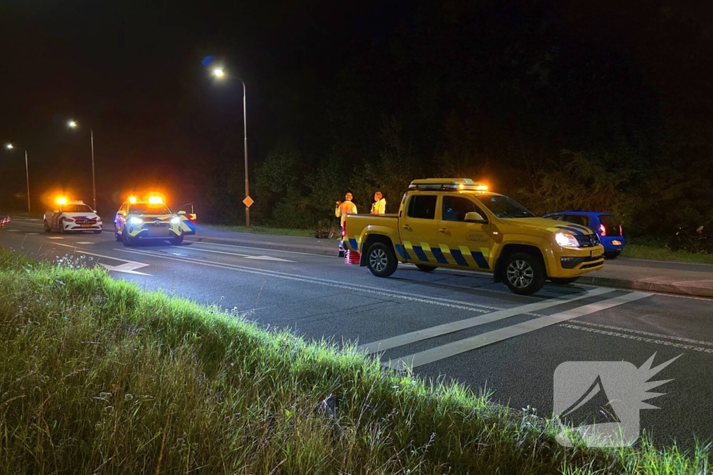 Fietser zwaargewond bij aanrijding