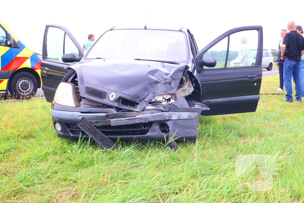 Onwel achter het stuur bestuurder veroorzaakt ongeval