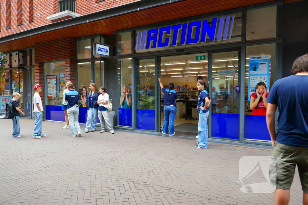 Ontruiming Action door gaslucht