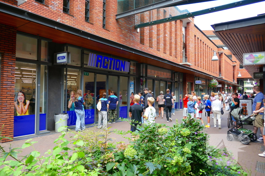 Ontruiming Action door gaslucht