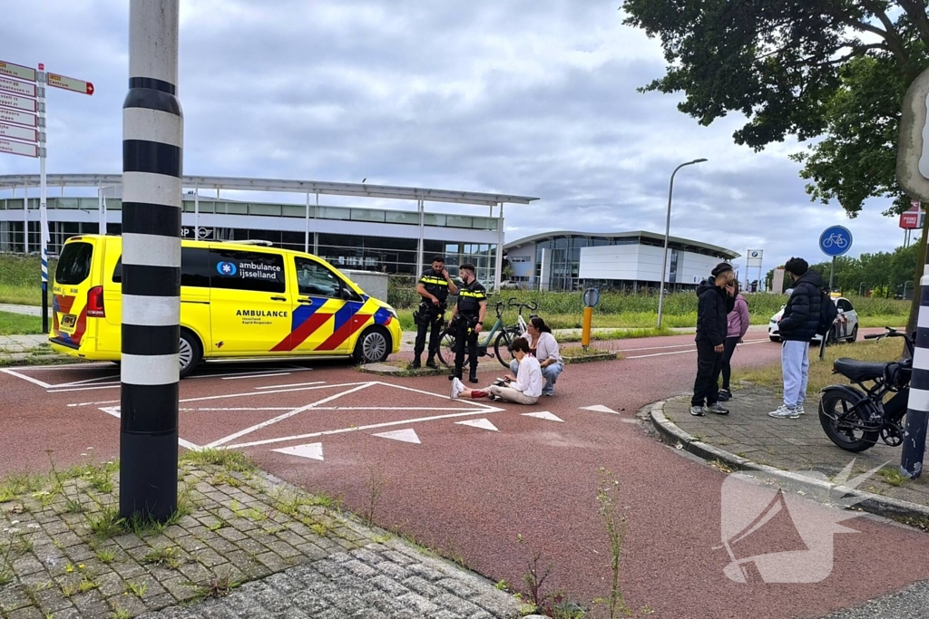 Fietser gewond bij aanrijding met fatbike