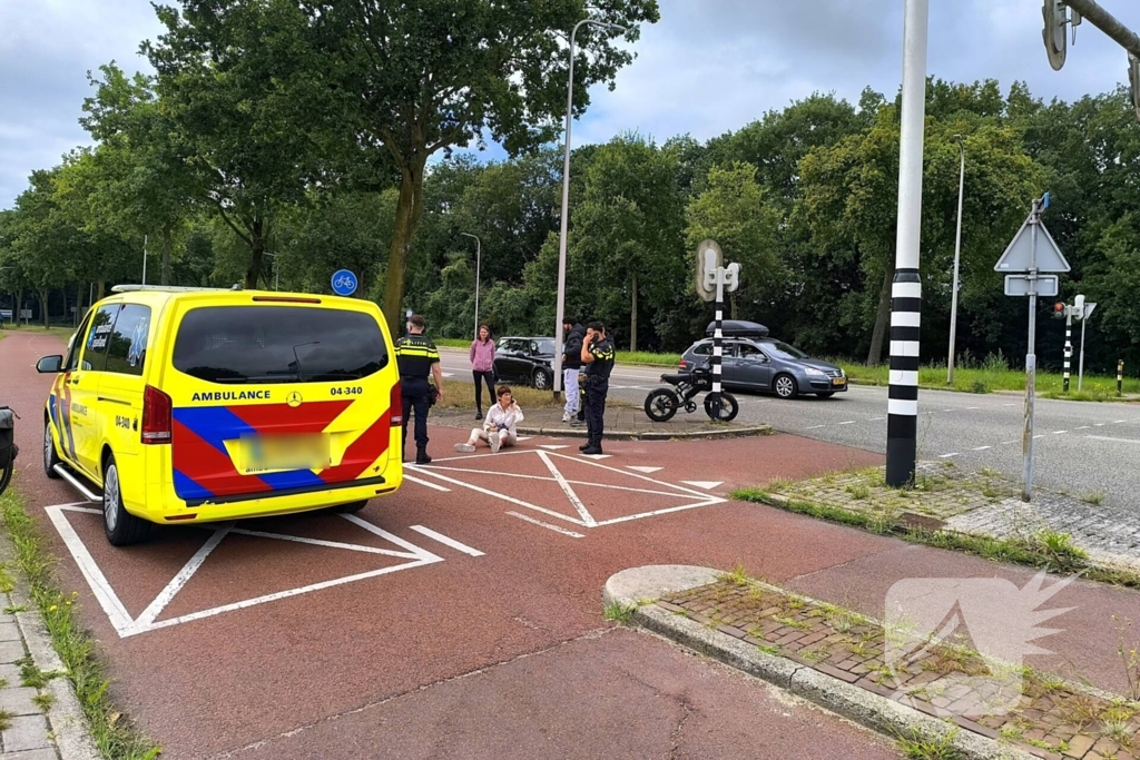 Fietser gewond bij aanrijding met fatbike