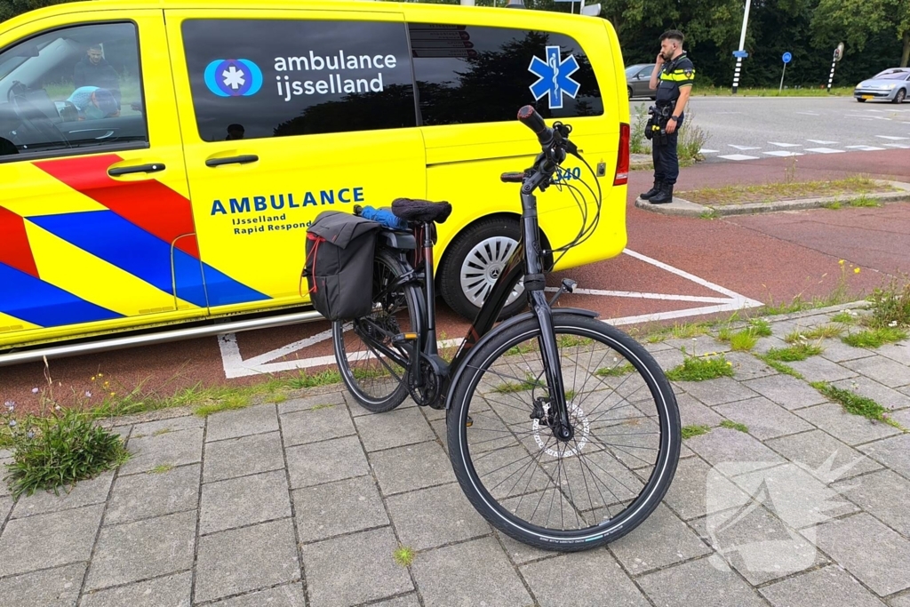 Fietser gewond bij aanrijding met fatbike