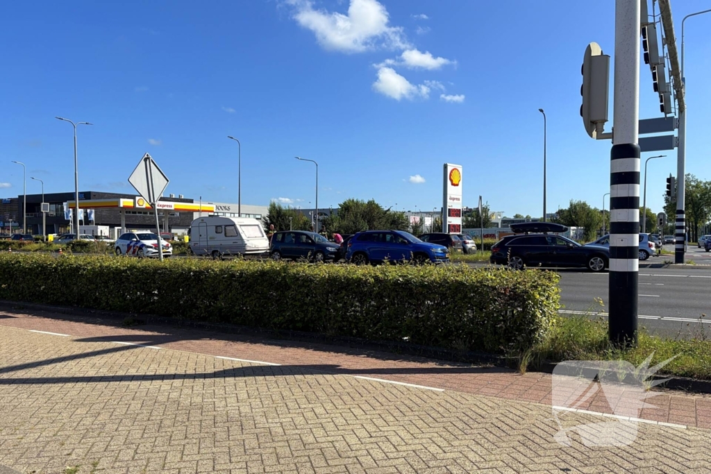 Kop-staartaanrijding bij stoplicht