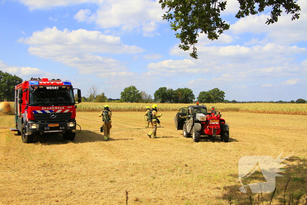 Brand bij agrarisch bedrijf