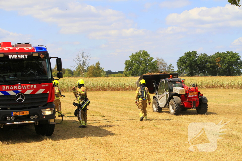 Brand bij agrarisch bedrijf