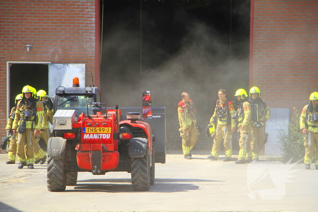 Brand bij agrarisch bedrijf