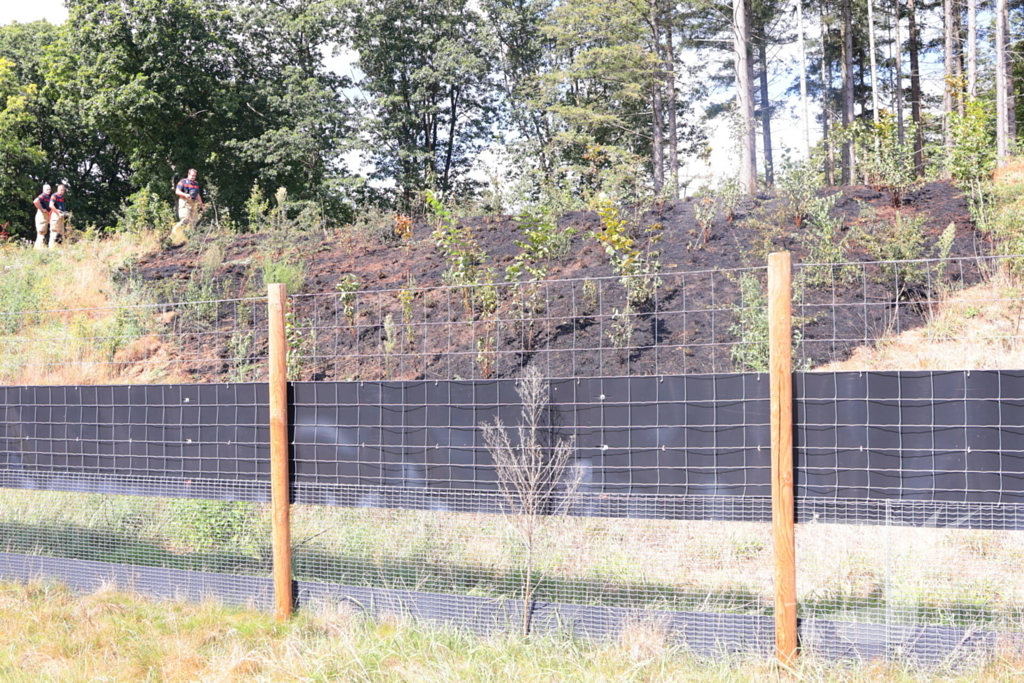heidebrand snel onder controle na melding