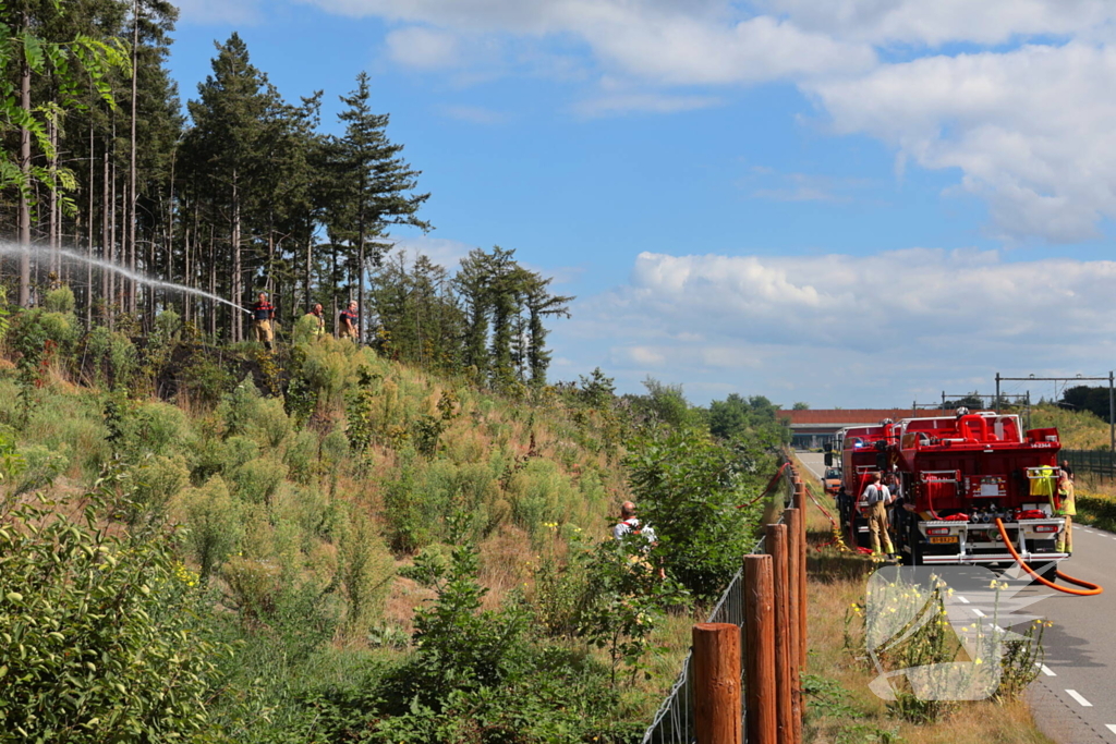 heidebrand snel onder controle na melding