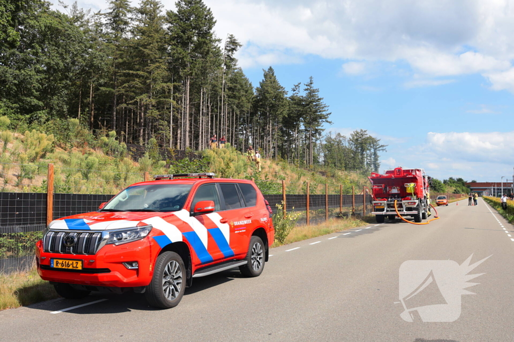 heidebrand snel onder controle na melding