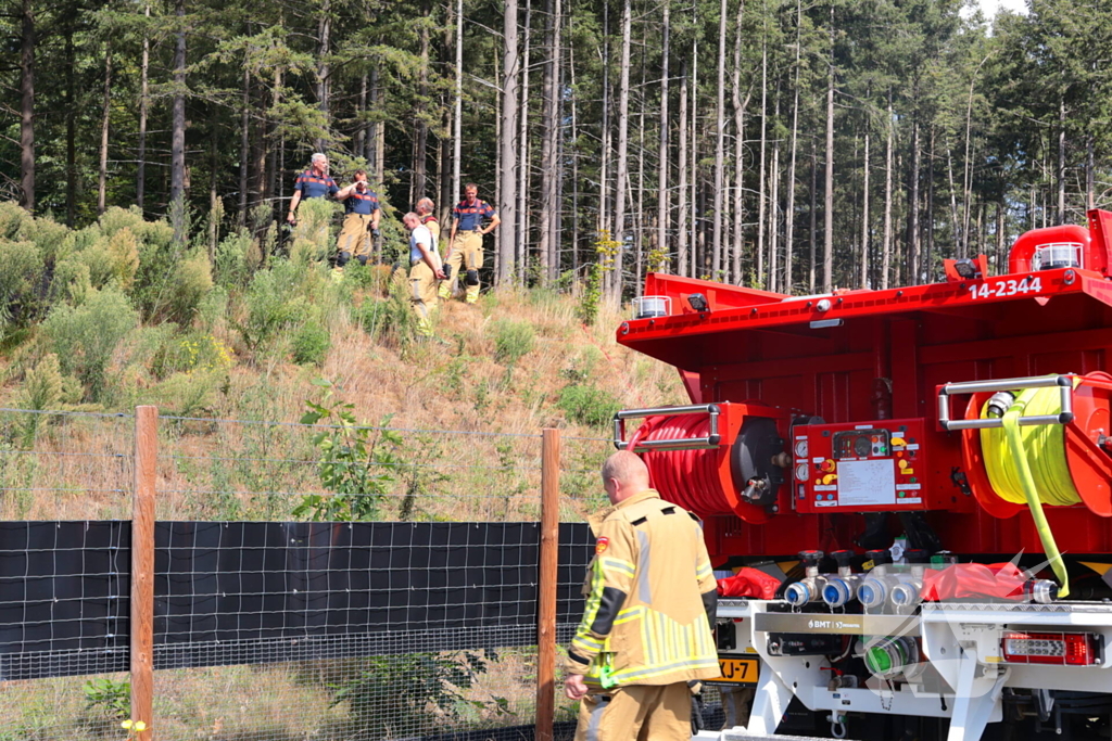 heidebrand snel onder controle na melding