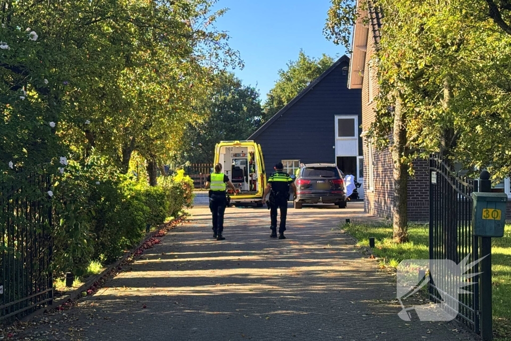 Man raakt gewond door paard tijdens verzorging