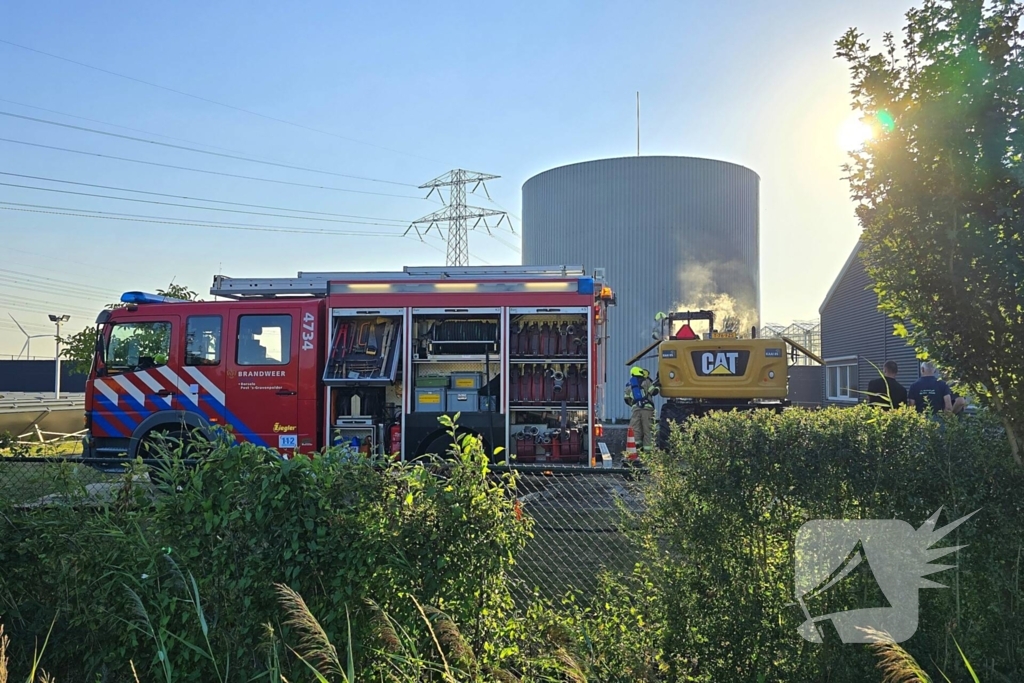 Brand in landbouwvoertuig snel geblust