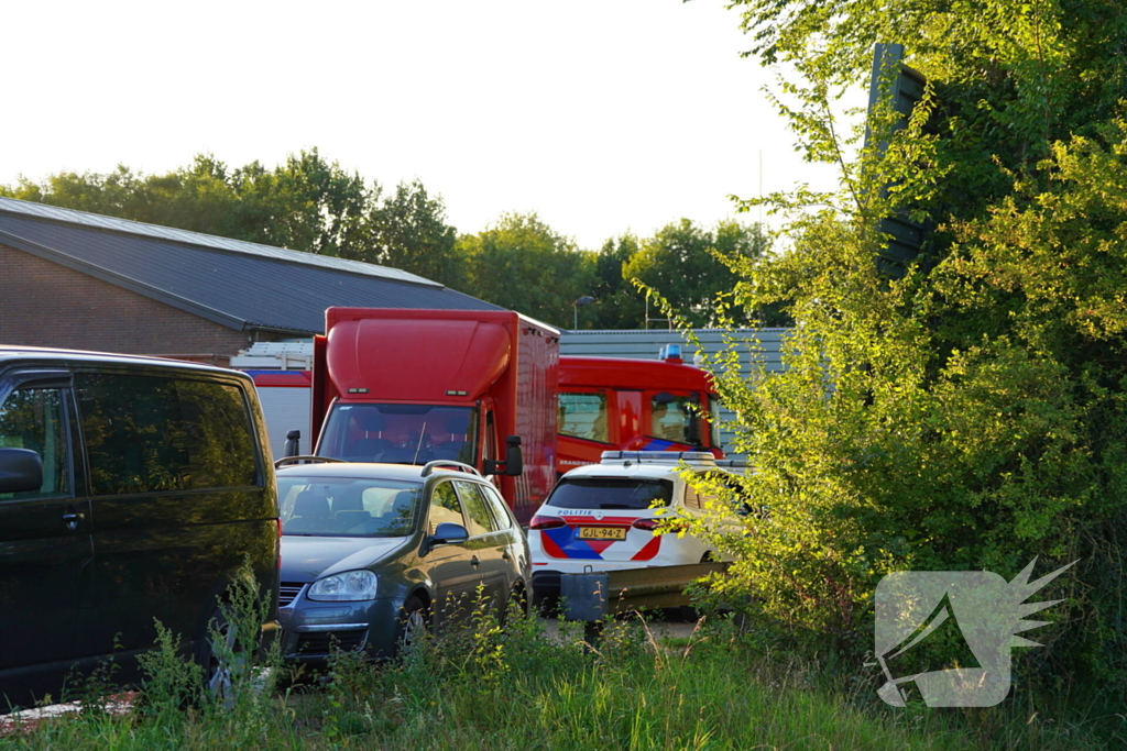Meerdere brandweer eenheden ingezet bij brand grasdrogerij