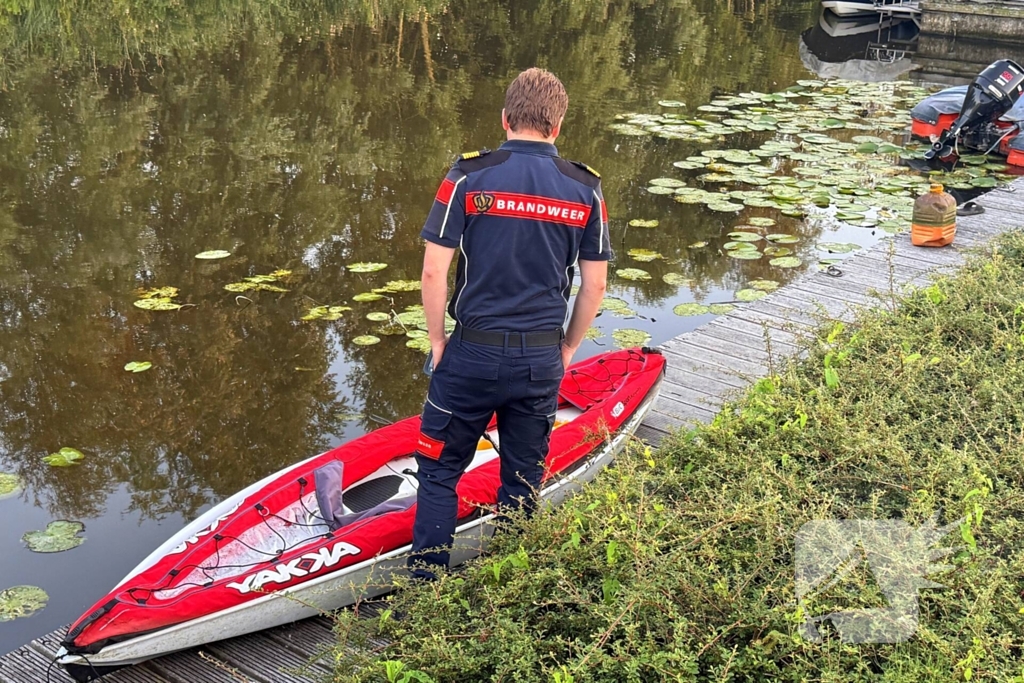 Man komt in aanraking met onbekende chemische stof na vondst vat