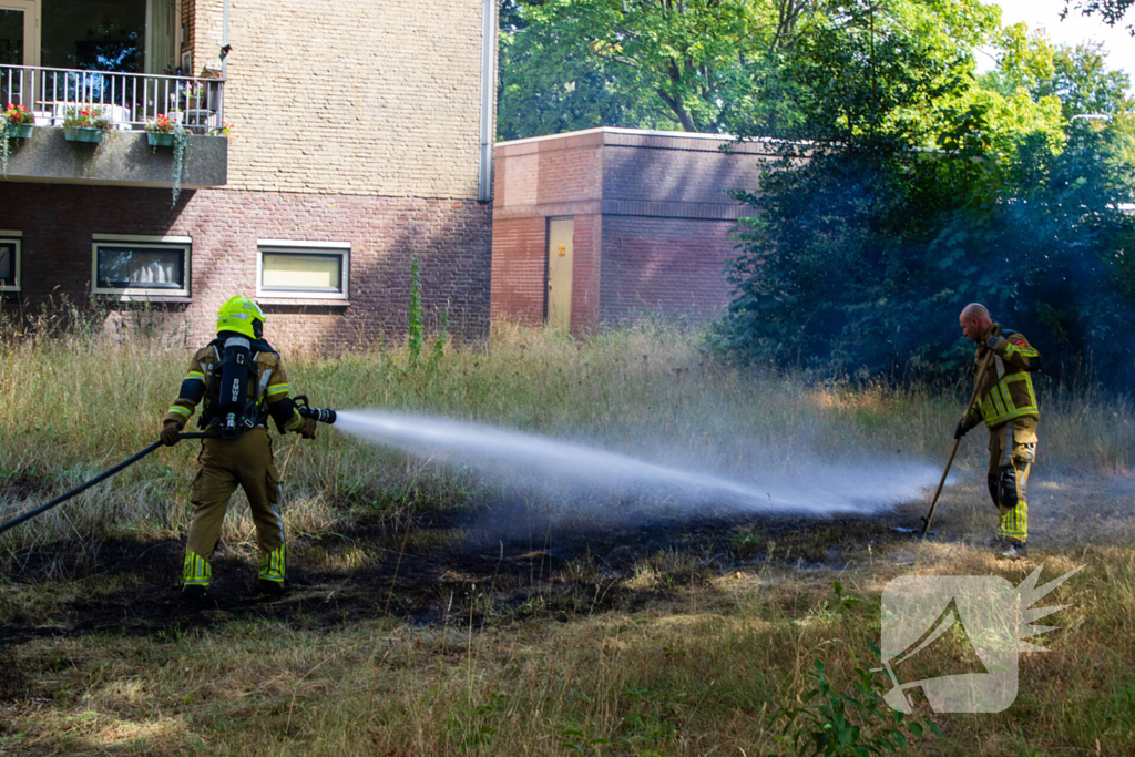 Grasmaaier veroorzaakt brand tijdens werkzaamheden