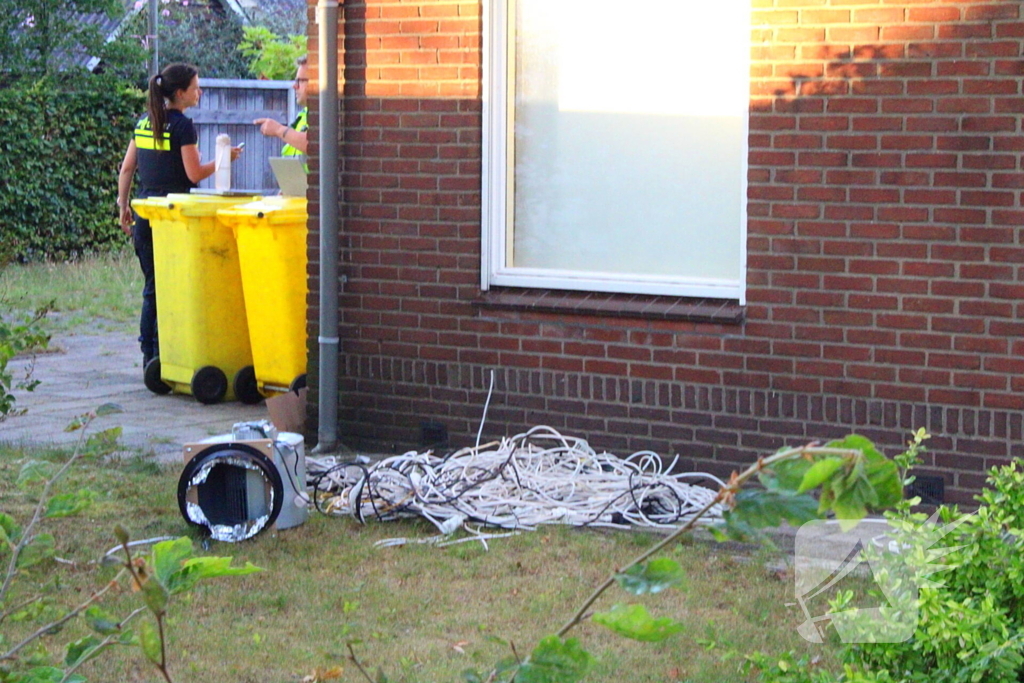 Hennepkwekerij aangetroffen door politie