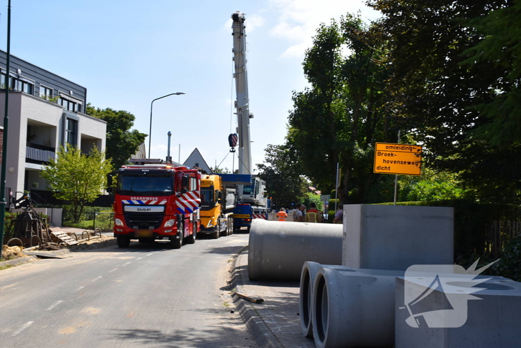 Vijf woningen ontruimd door lek