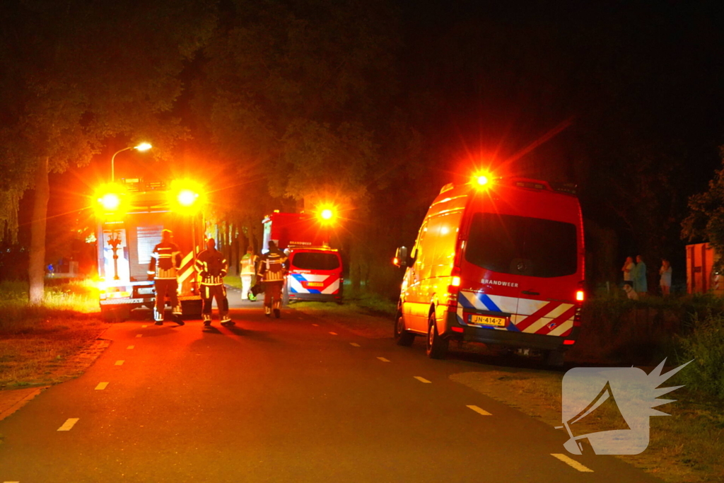 Veranda in lichterlaaie