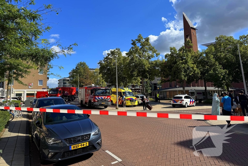 Grote brand in flatgebouw