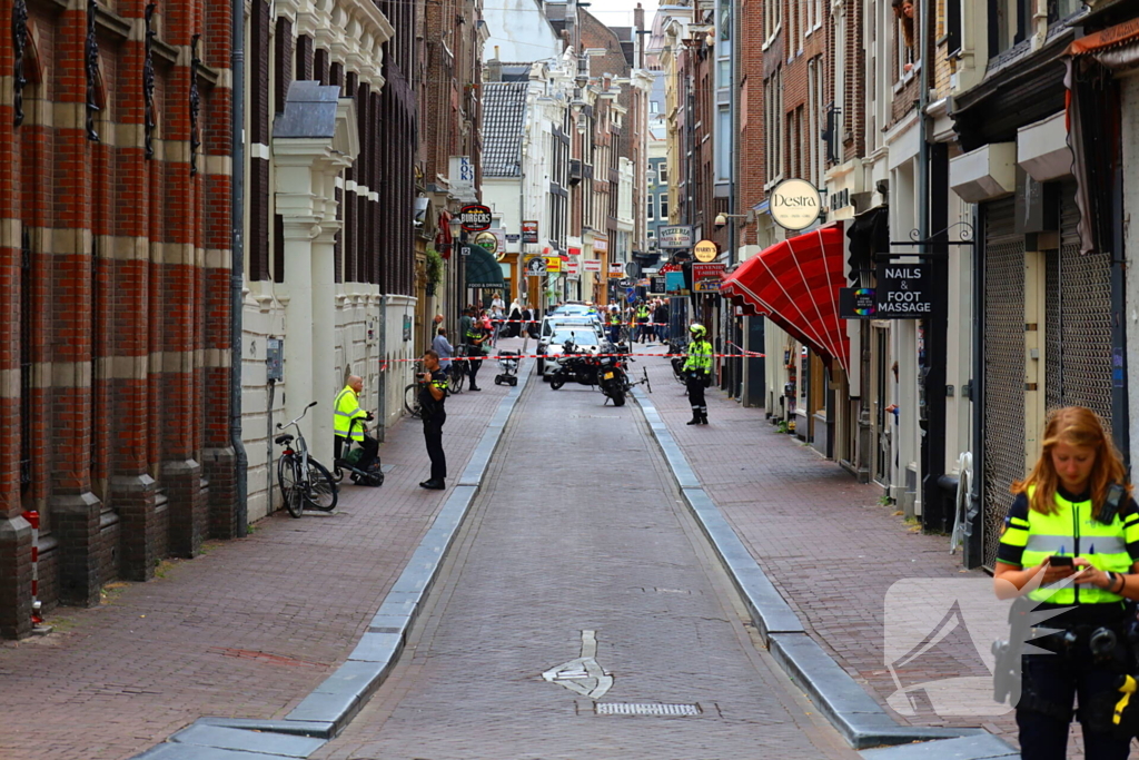 Steekincident leidt tot gewonde en grote politiemacht