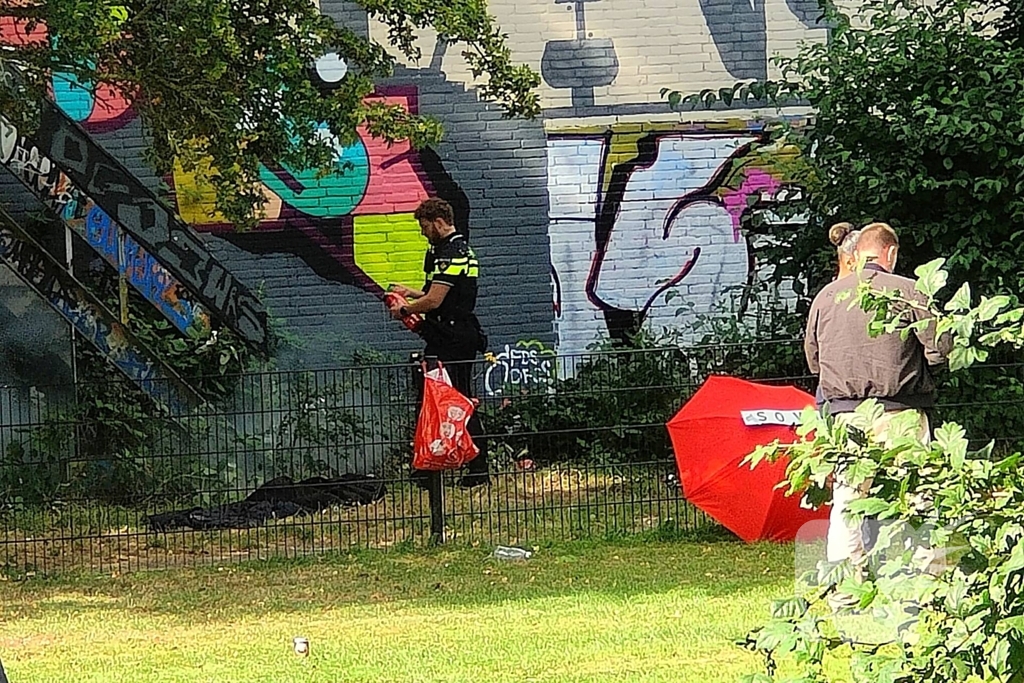Politie grijpt in bij skatepark brand