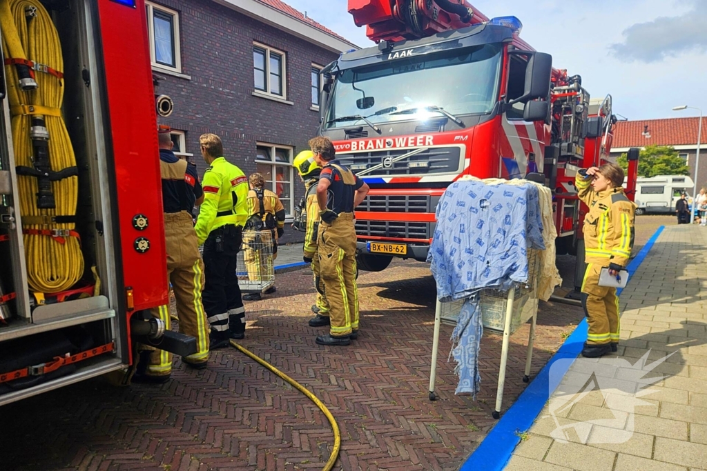 Woningbrand leidt tot grootschalige inzet