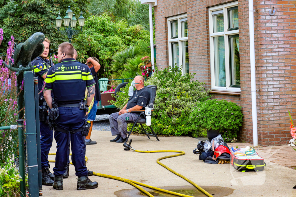 Woningbrand snel geblust met een gewonde