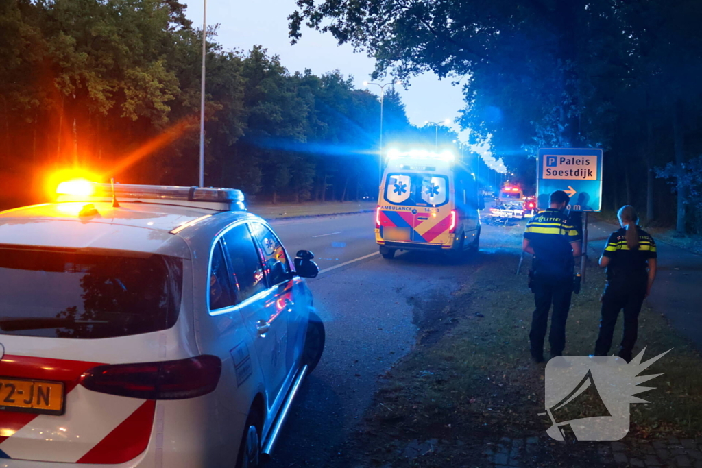 Motorrijder gewond bij ongeval
