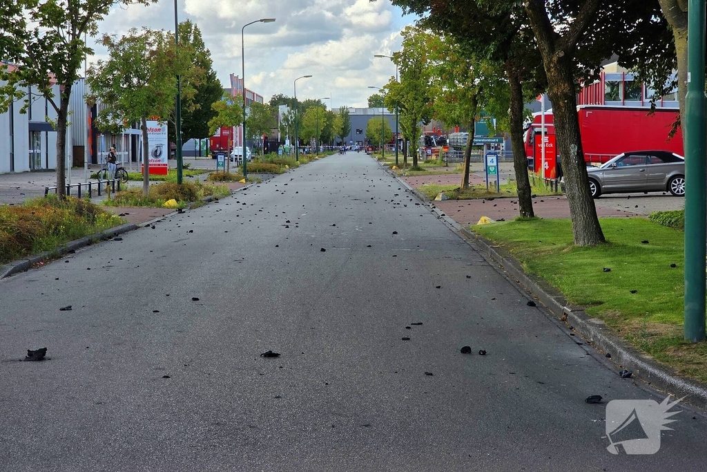 Flinke rookontwikkeling bij grote industriebrand