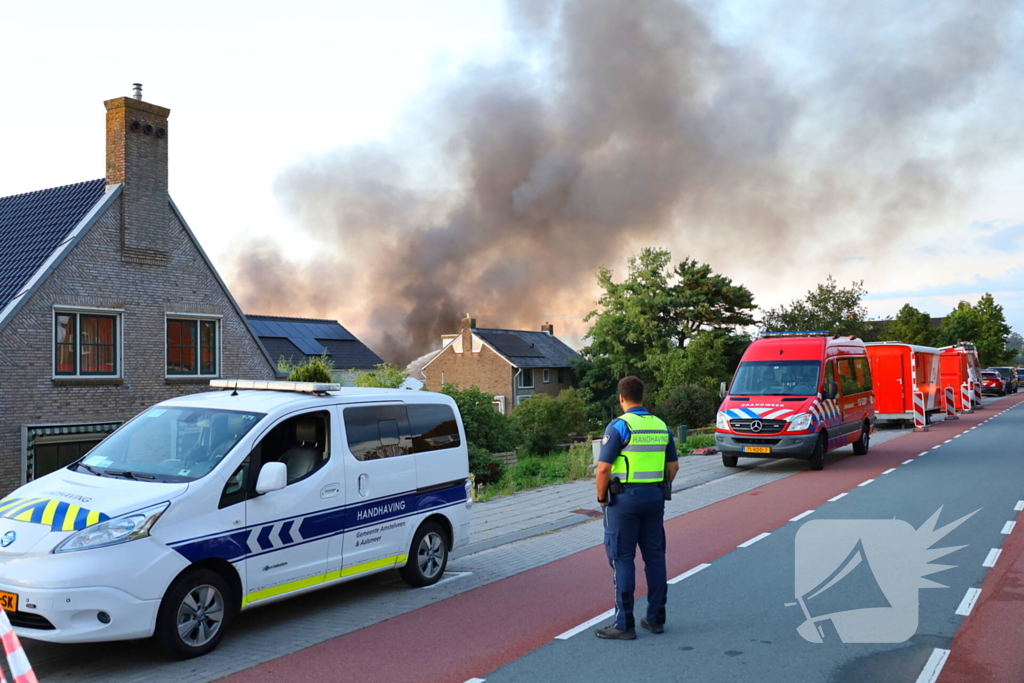 Industriebrand zorgt voor rookoverlast