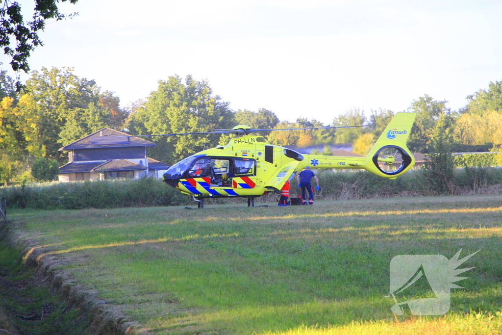 Traumahelikopter ingezet voor incident
