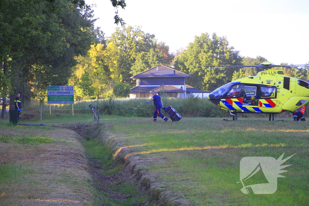 Traumahelikopter ingezet voor incident