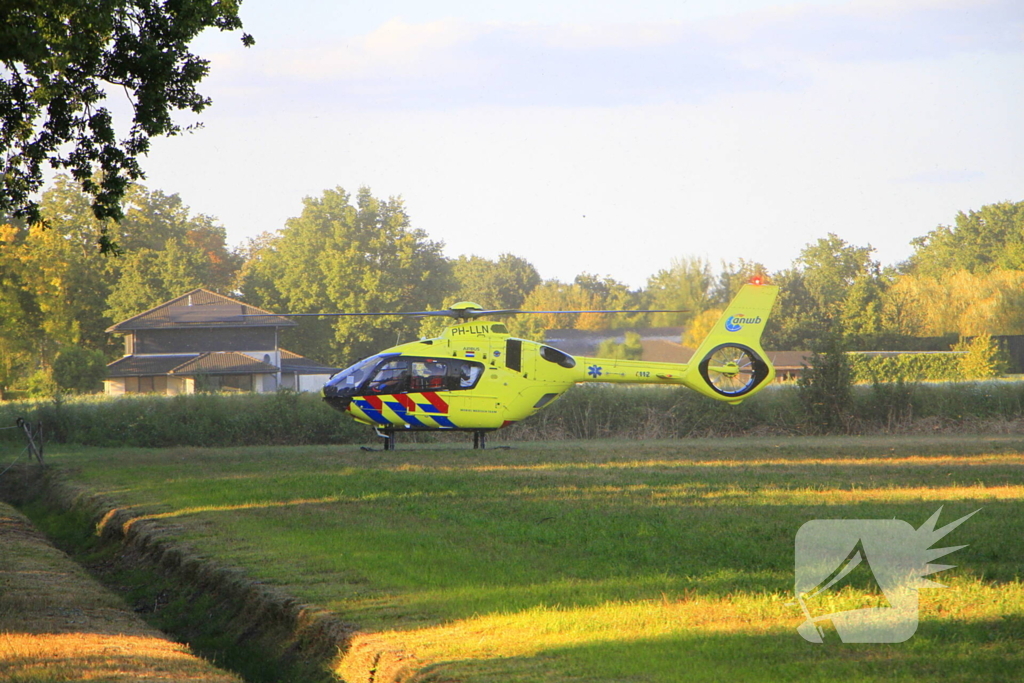 Traumahelikopter ingezet voor incident