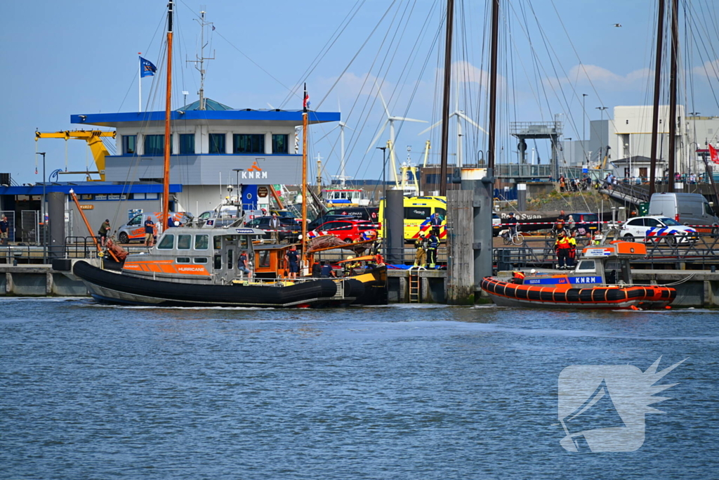 Machinekamer in brand, snelle actie