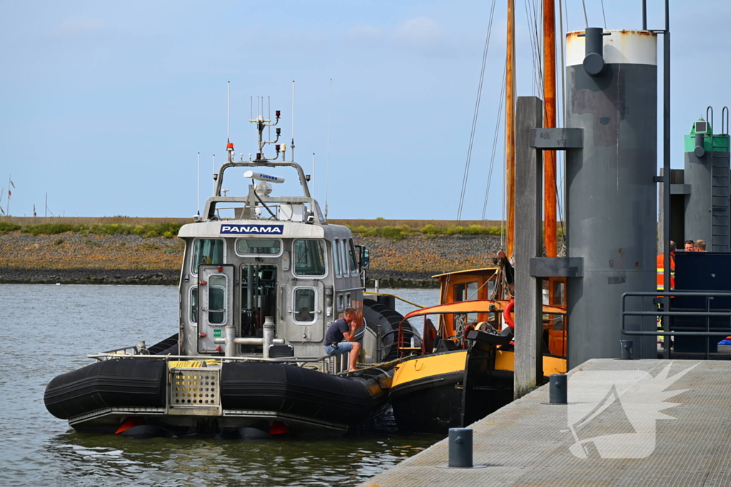 Machinekamer in brand, snelle actie