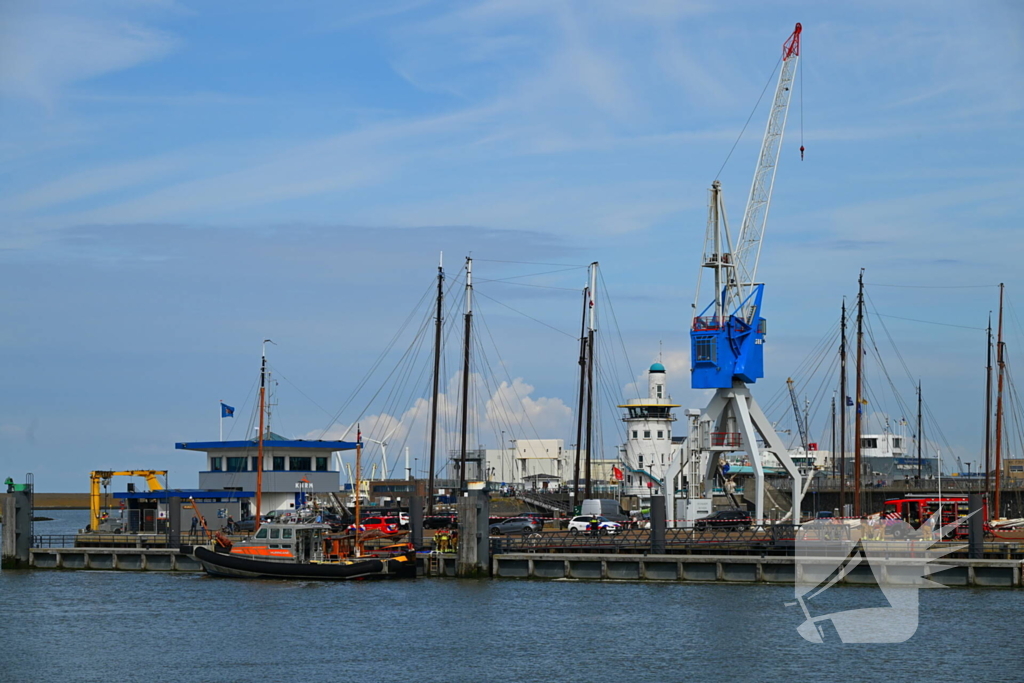 Machinekamer in brand, snelle actie