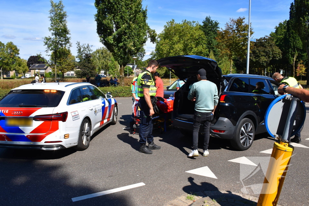 Ongeval met gewonde door botsing