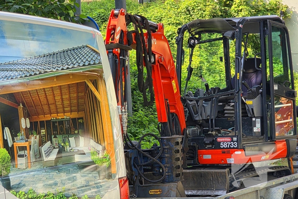 Viaductschade door graafmachine