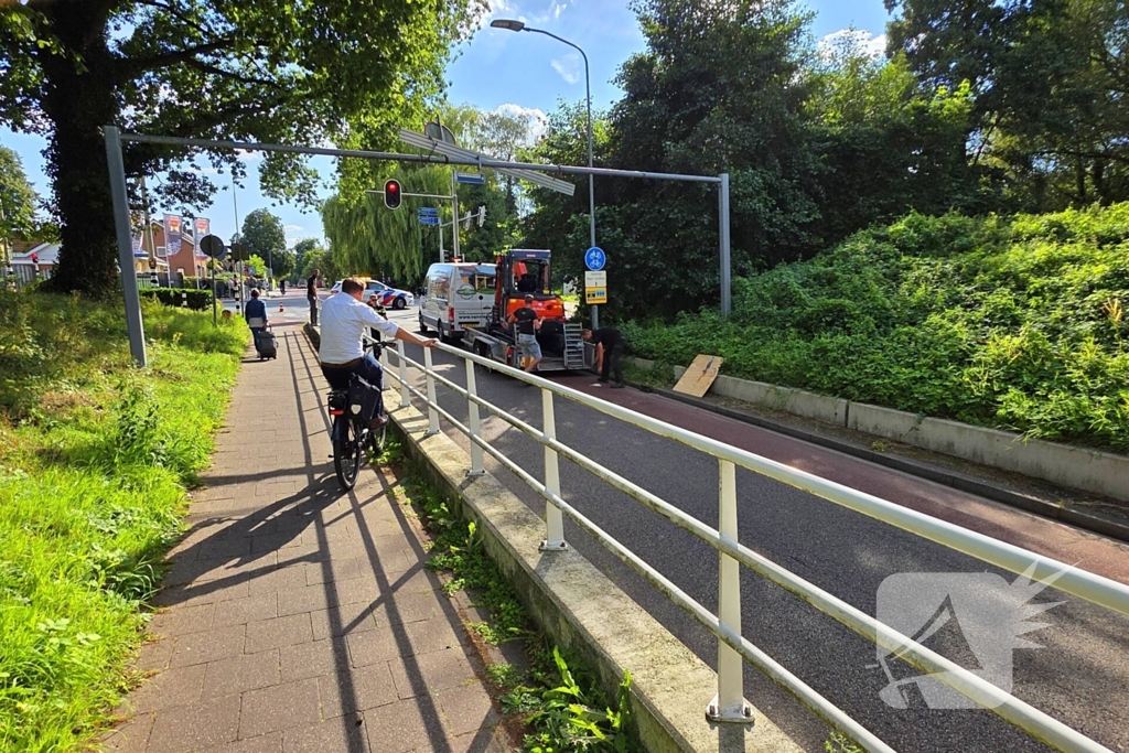 Viaductschade door graafmachine