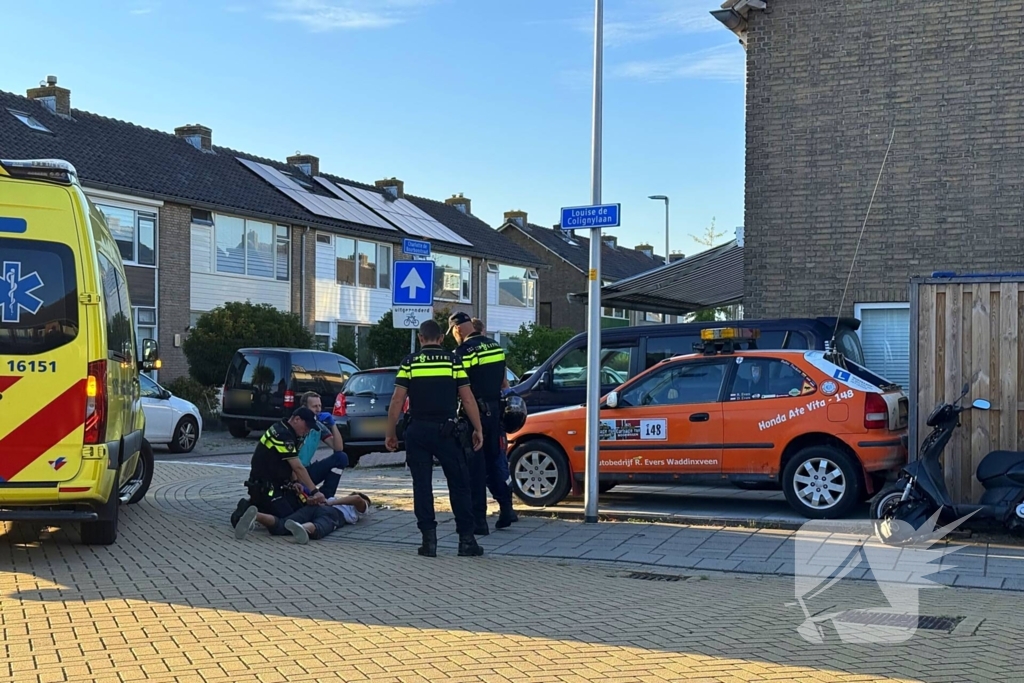 Scooterrijder aangehouden bij ongeval