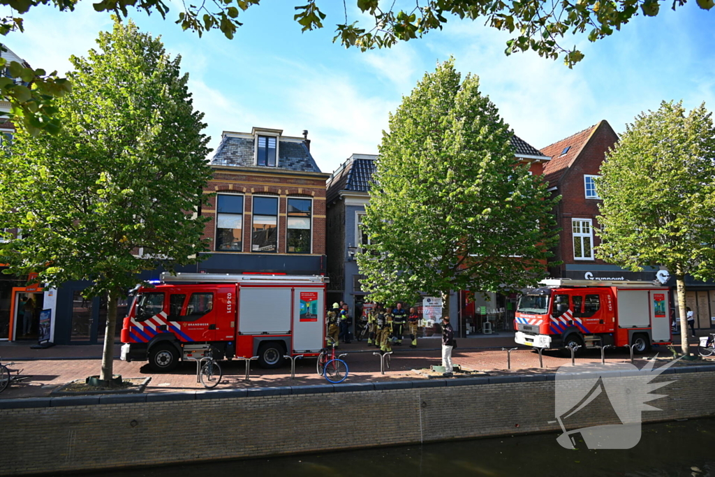 Brand vergt snelle inzet in winkel