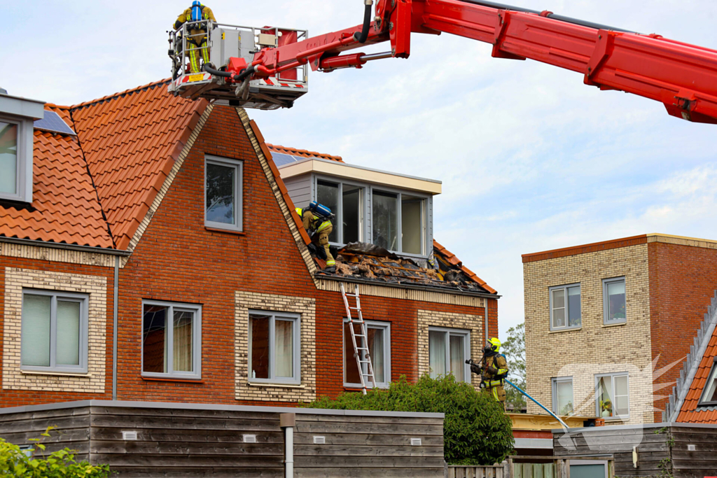 Woningbrand leidt tot ontruiming en grote hulpverlening