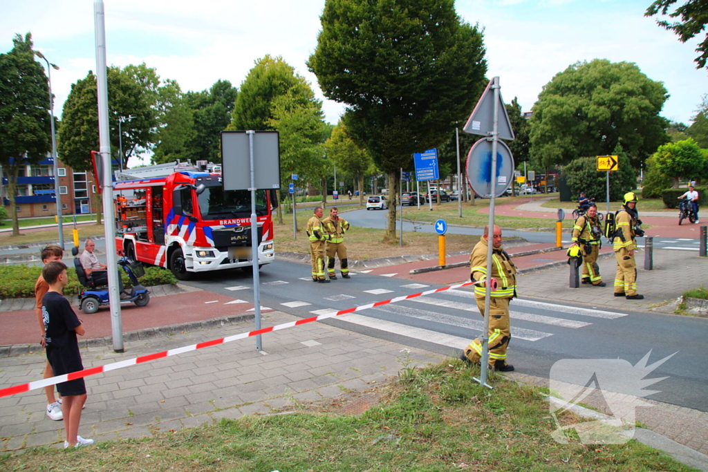 Gevaarlijke stoffen ontsnappen tijdens werk