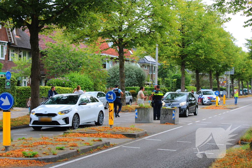 Fietser gewond in botsing met auto