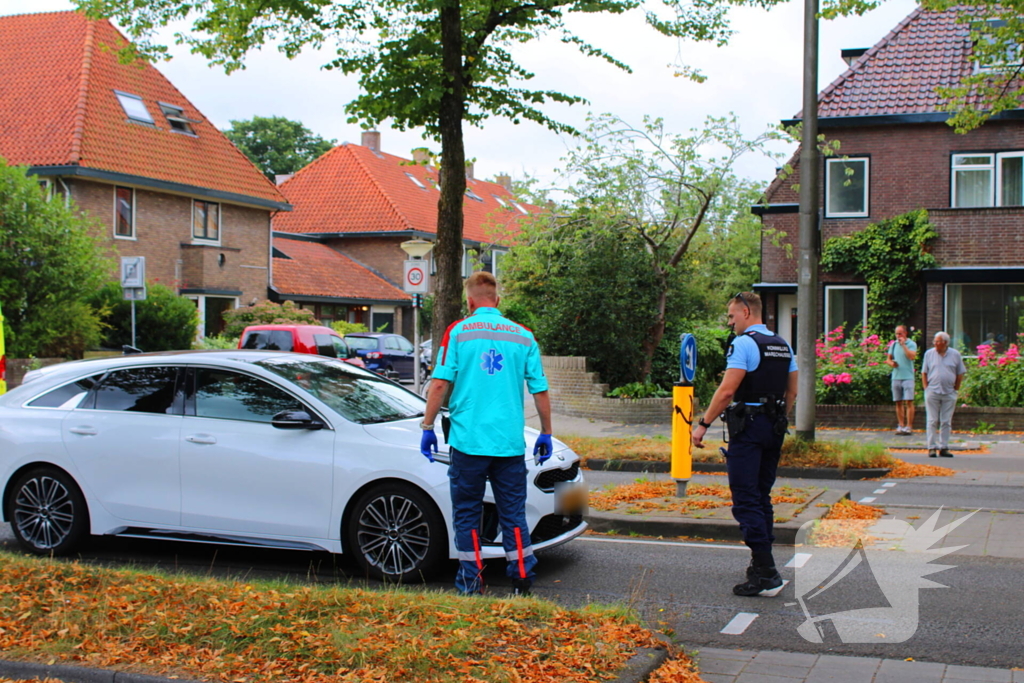 Fietser gewond in botsing met auto