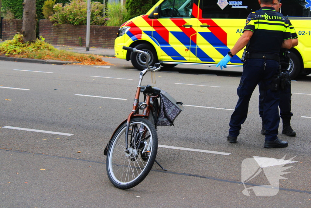 Fietser gewond in botsing met auto