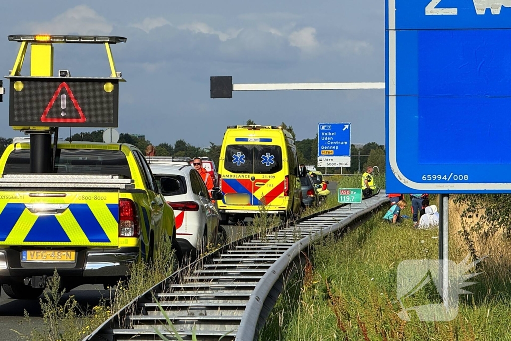 Ongeval met meerdere gewonden op snelweg