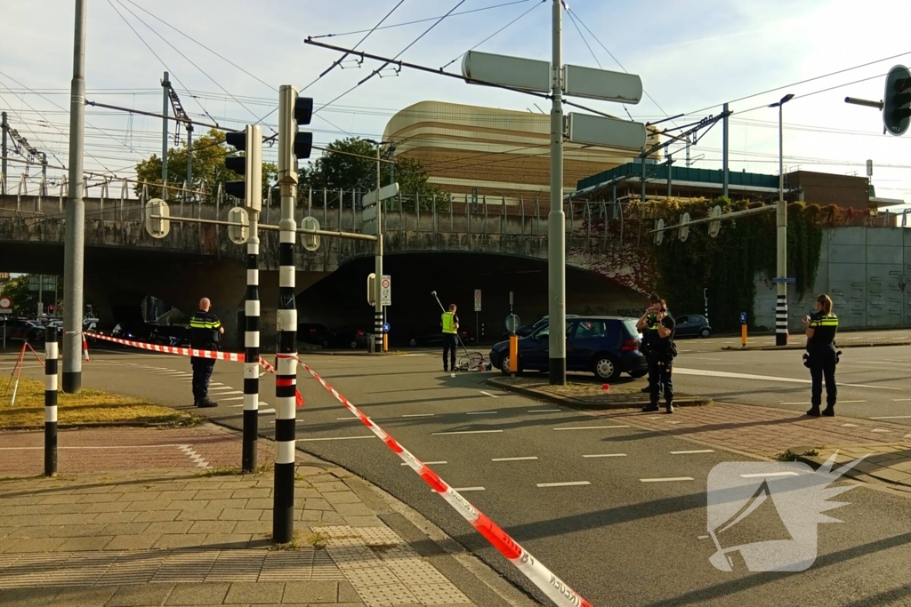 Fietser gewond bij aanrijding