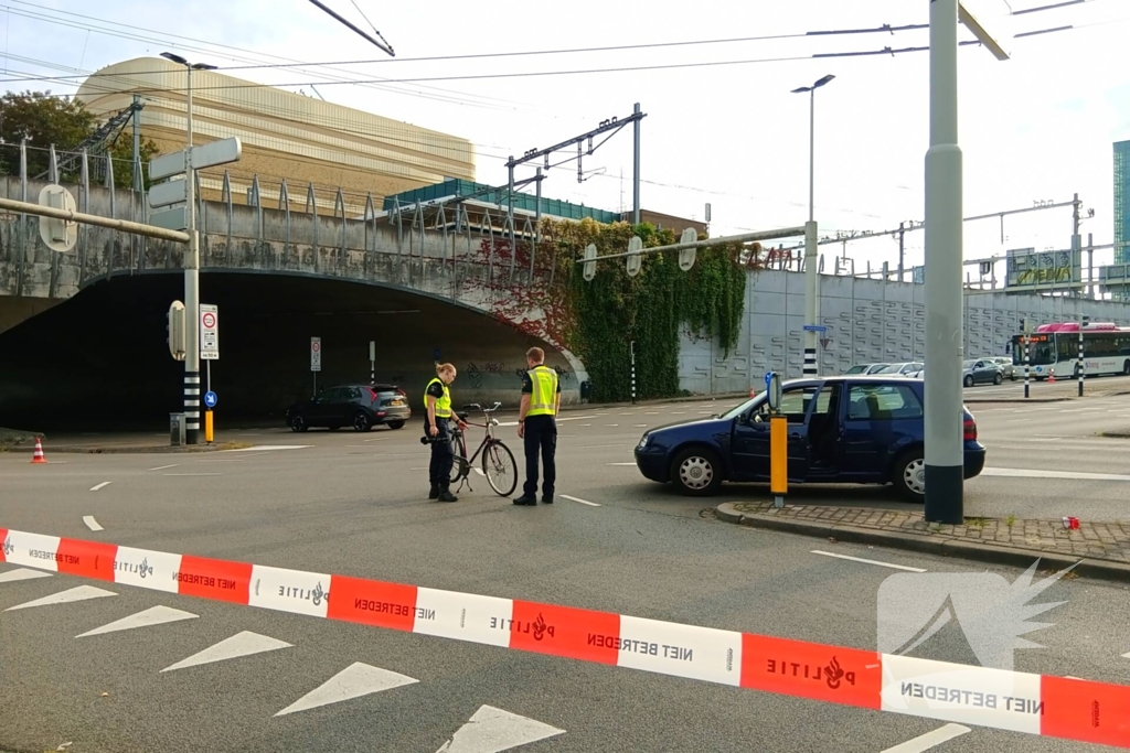 Fietser gewond bij aanrijding
